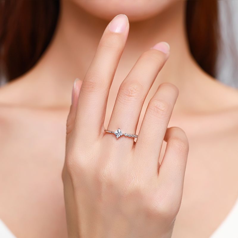 Cross-border Personality Niche Design Sterling Silver Ring - Image 2